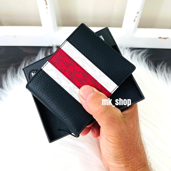 Michael Kors Hudson Men’s Slim Billfold Wallet - Picture 1 of 13